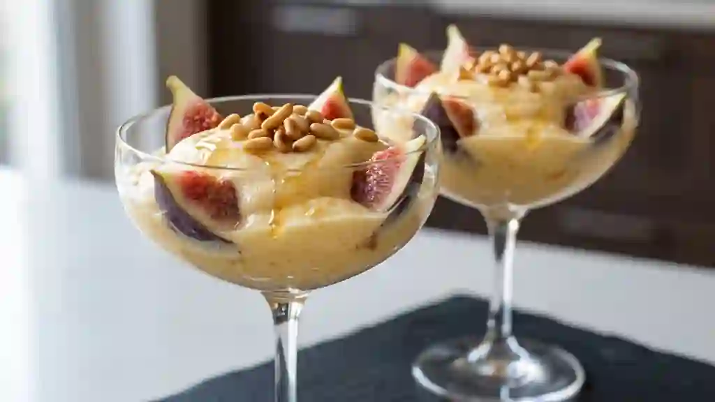 Sabayon aérien aux figues et miel - Photo de présentation