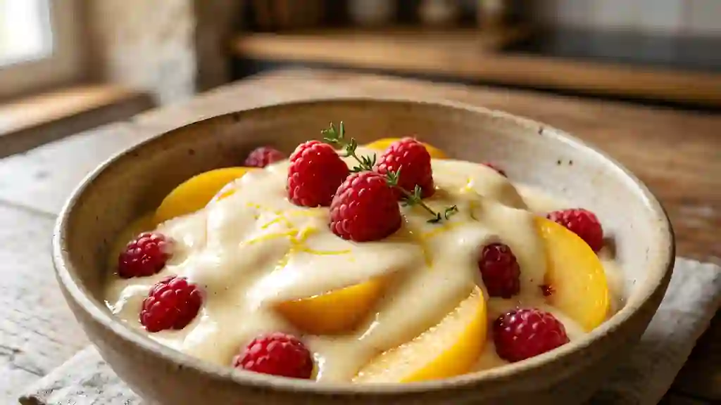 Sabayon onctueux aux fruits d'été - Photo de présentation