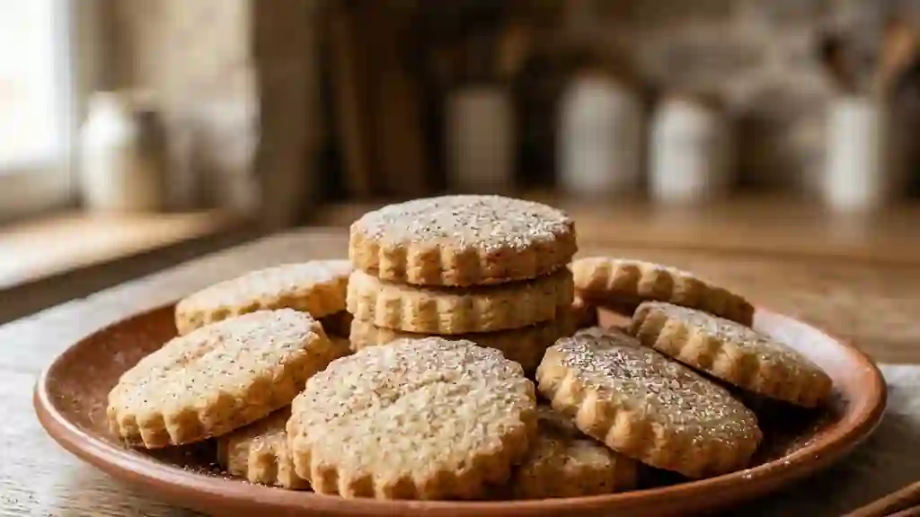 Sablés croustillants à la cannelle et vanille - Photo de présentation