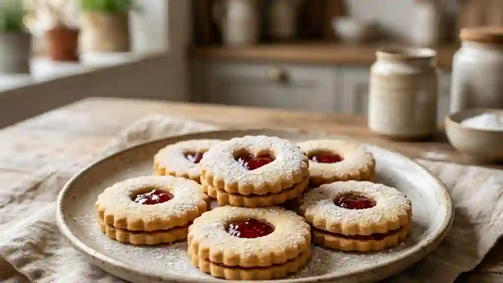 Sablés fondants au cœur de fraise - Photo de présentation