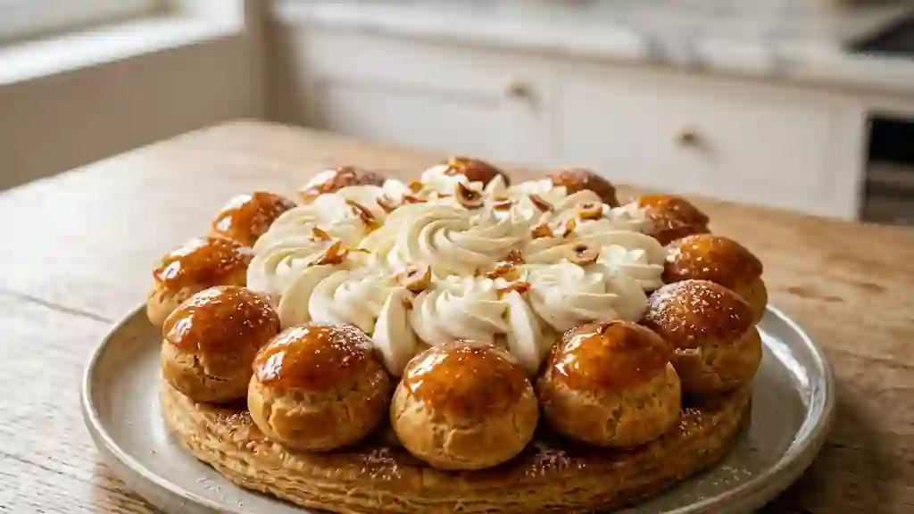 Saint-Honoré : Feuilleté Craquant et Crème Chiboust - Photo de présentation