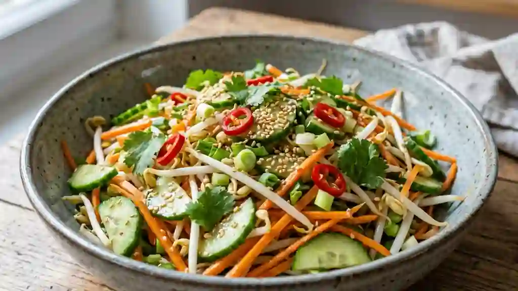 Salade de soja croquante au sésame - Photo de présentation