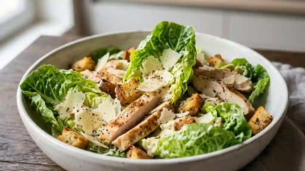 Salade César Croquante au Parmesan - Photo de présentation
