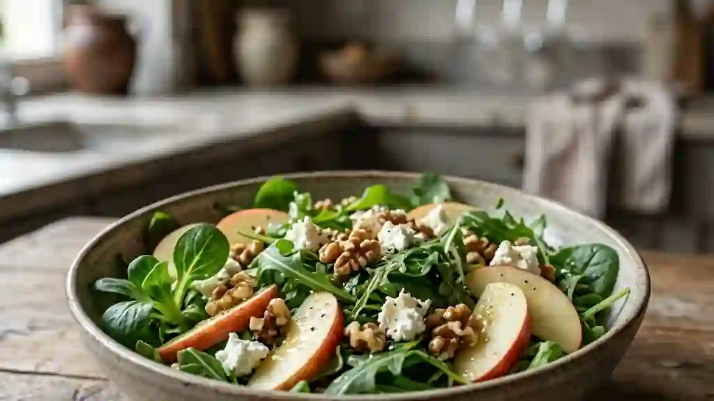 Salade d'Automne Croquante au Chèvre et Miel - Photo de présentation