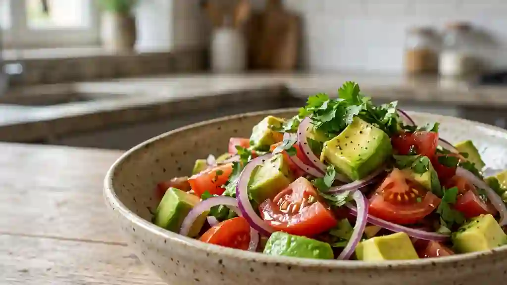 Salade d'avocat fondante à la mauricienne - Photo de présentation
