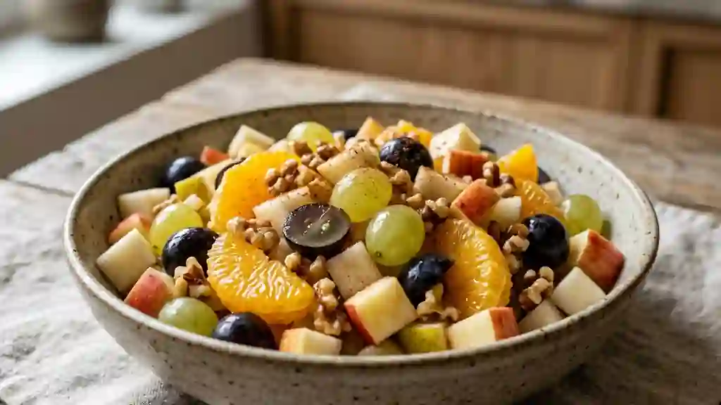 Salade automnale au Porto et éclats de noix - Photo de présentation