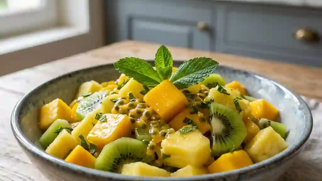 Fraîcheur Exotique : Mangue, Passion et Menthe - Photo de présentation