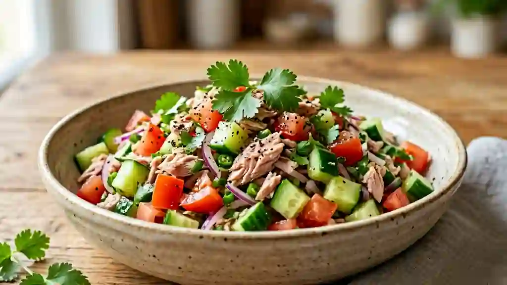 Salade de Thon Créole au Piment et Citron Vert - Photo de présentation