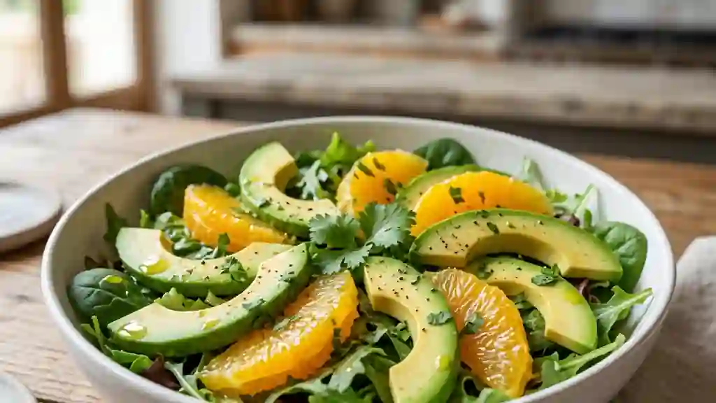 Salade avocat-orange acidulée - Photo de présentation