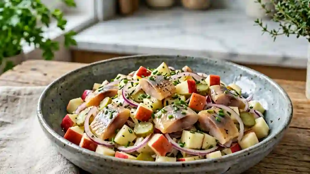 Hareng fumé et pommes Granny croquantes - Photo de présentation