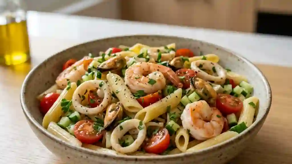 Penne iodées aux fruits de mer et citron - Photo de présentation