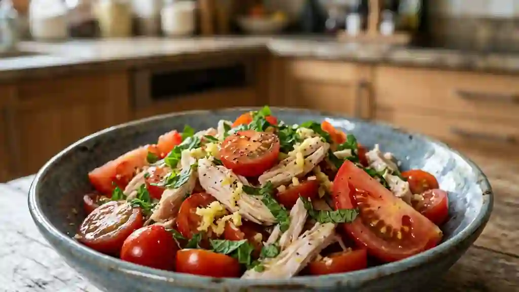 Poulet au Gingembre et Tomates à la Menthe - Photo de présentation