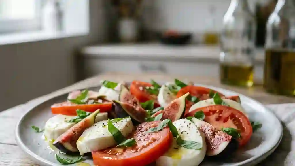 Tomates Mozzarella et Figues Fondantes - Photo de présentation