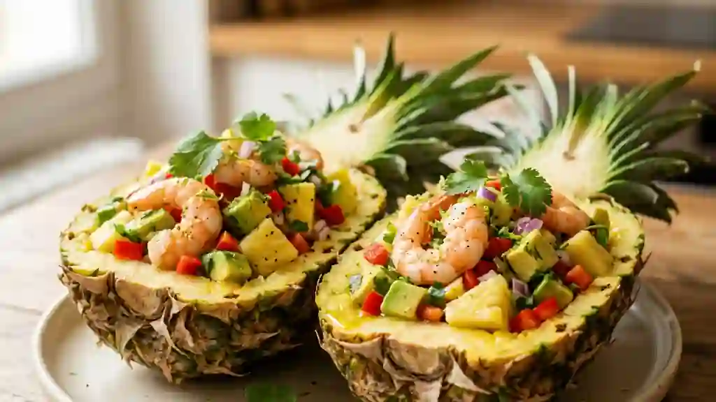 Salade Tropicale Crevettes et Avocat Fondant - Photo de présentation