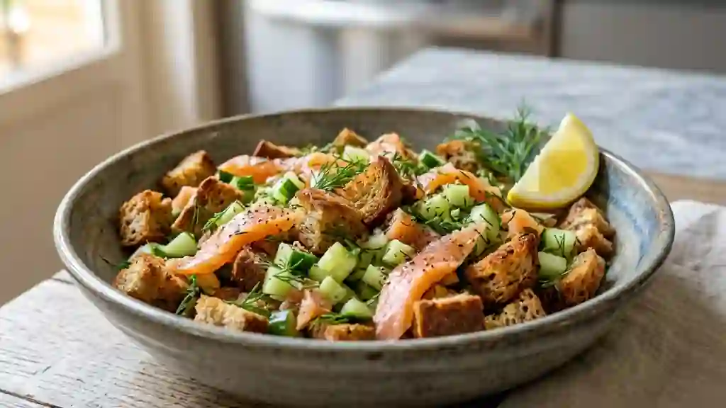 Salade Nordique au Seigle et Saumon - Photo de présentation