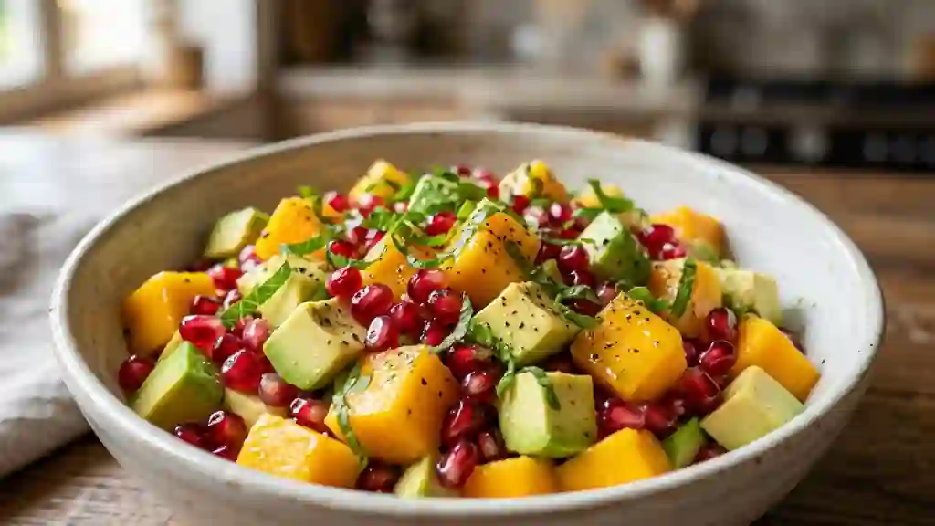 Salade Exotique Mangue Avocat et Menthe - Photo de présentation