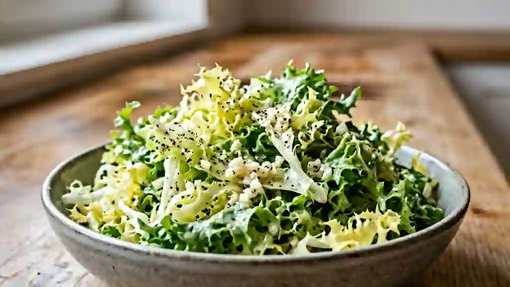 Frisée à l'ail de Dour : croquante et relevée - Photo de présentation