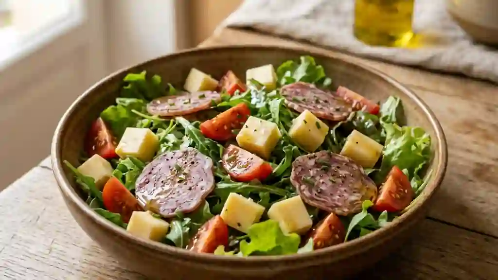 Salade Rustique au Saucisson à l'Ail - Photo de présentation