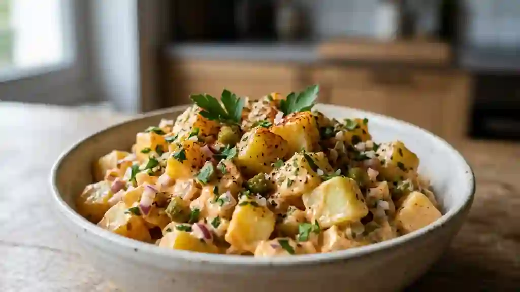 Salade de pommes de terre onctueuse au paprika - Photo de présentation