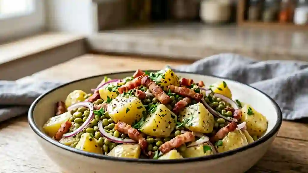 Salade paysanne pommes de terre et soja - Photo de présentation