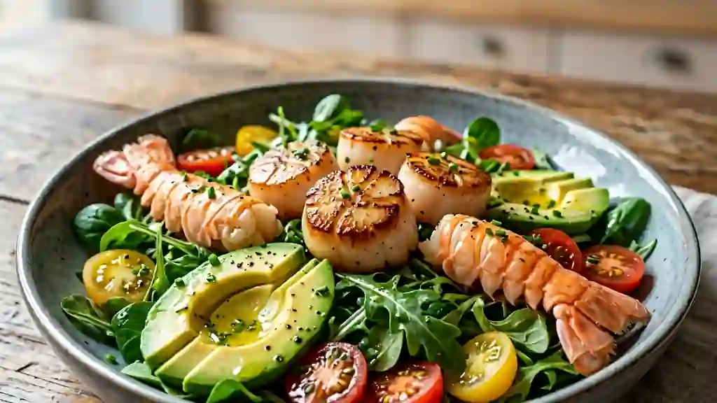 Saint-Jacques Snakées et Langoustines Fraîcheur - Photo de présentation