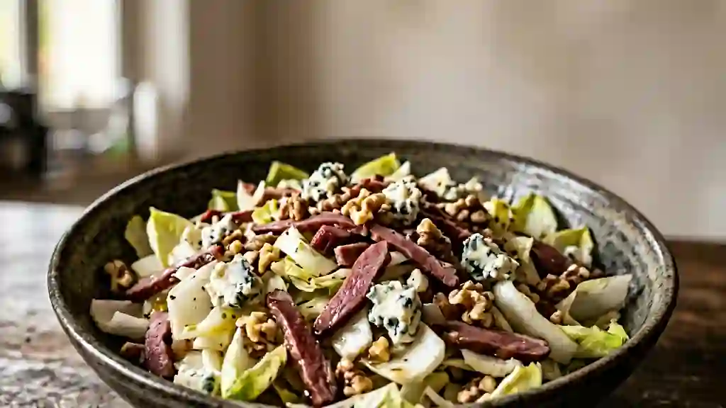 Endives croquantes au magret fumé et noix - Photo de présentation