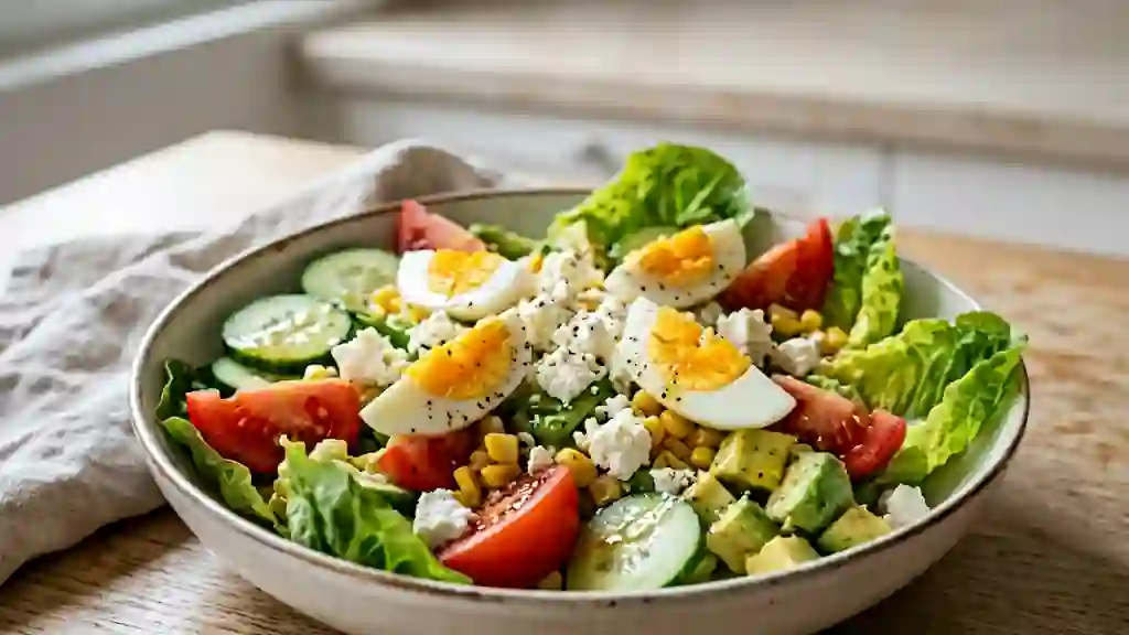 Salade Irina : fraîcheur croquante avocat et feta - Photo de présentation