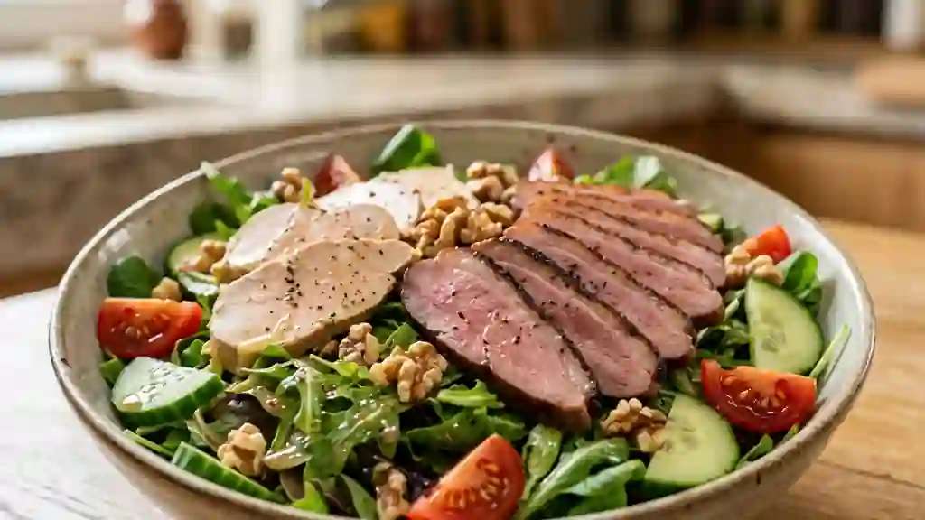 Salade Landaise au Foie Gras et Magret Fumé - Photo de présentation