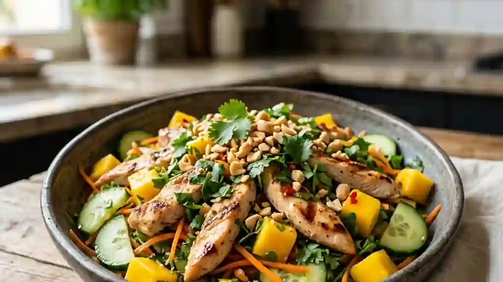 Salade Marco Polo Croquante Poulet & Mangue - Photo de présentation