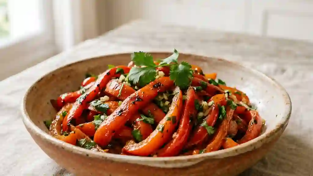 Poivrons Grillés et Fondants au Cumin - Photo de présentation