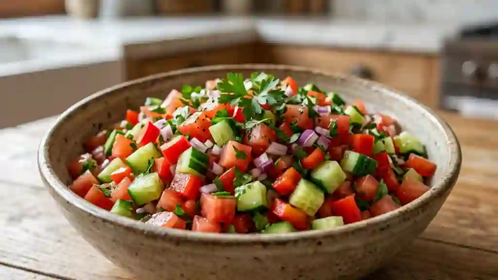 Salade marocaine croquante et acidulée - Photo de présentation