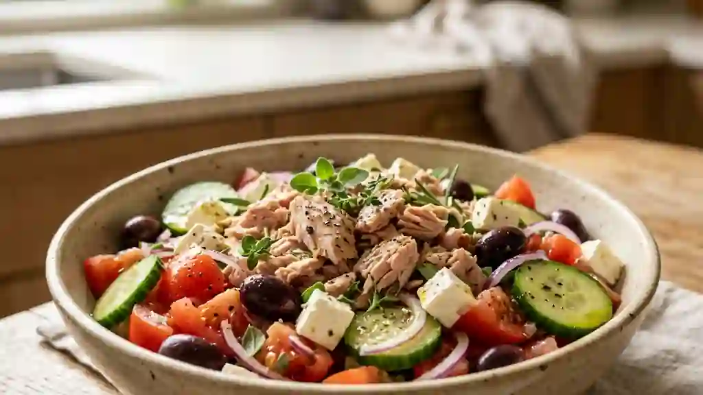 Salade au Thon Croquante et Citronnée - Photo de présentation