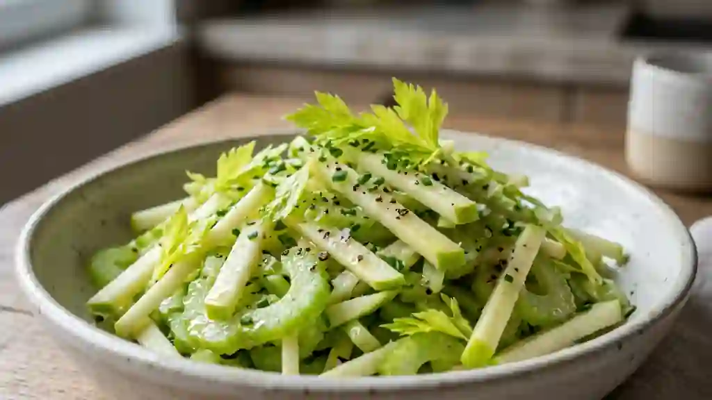 Salade croquante céleri-pomme au miel - Photo de présentation