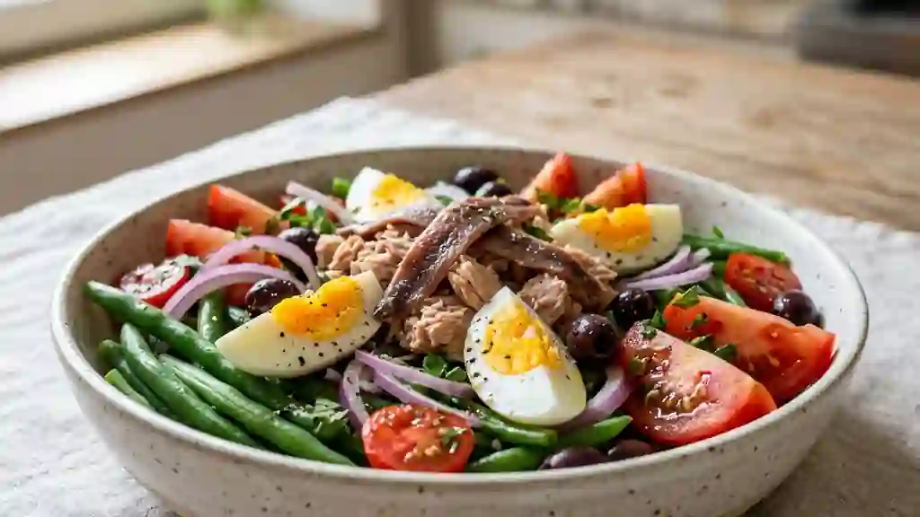 Salade Niçoise Croquante et Fraîche - Photo de présentation