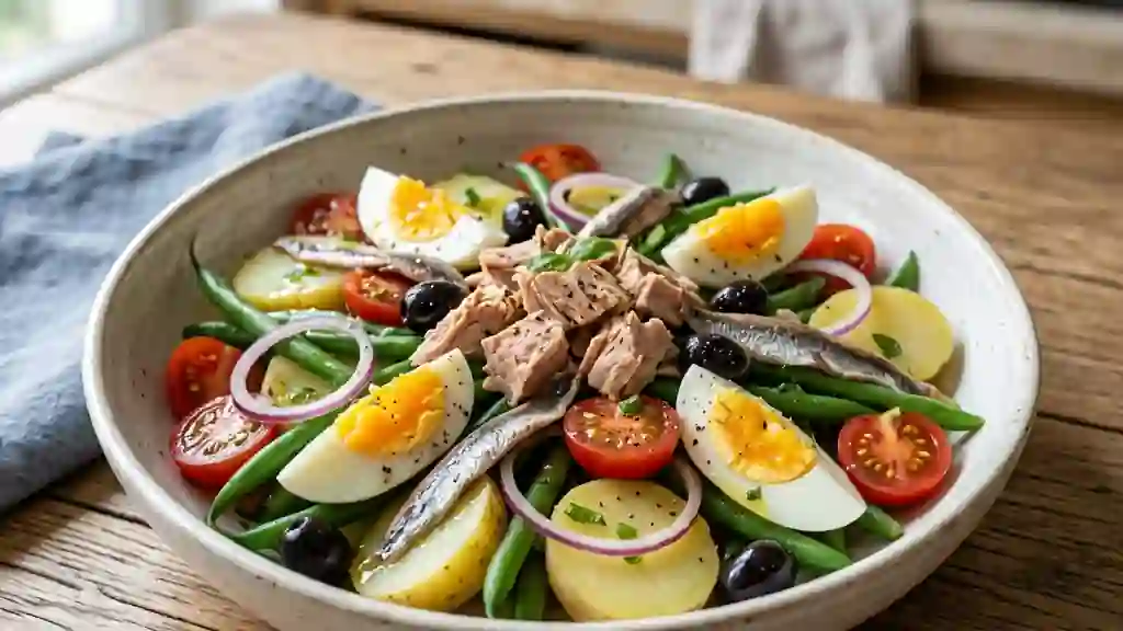 Salade Niçoise Croquante et Colorée - Photo de présentation