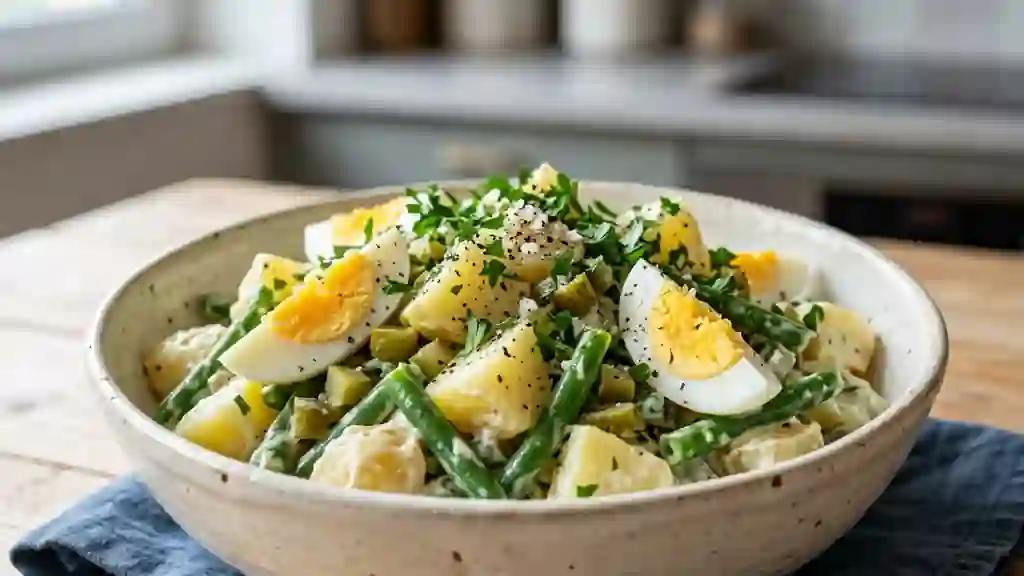 Salade parisienne crémeuse et croquante - Photo de présentation