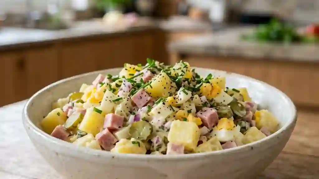 Piémontaise Fondante au Jambon et Cornichons - Photo de présentation