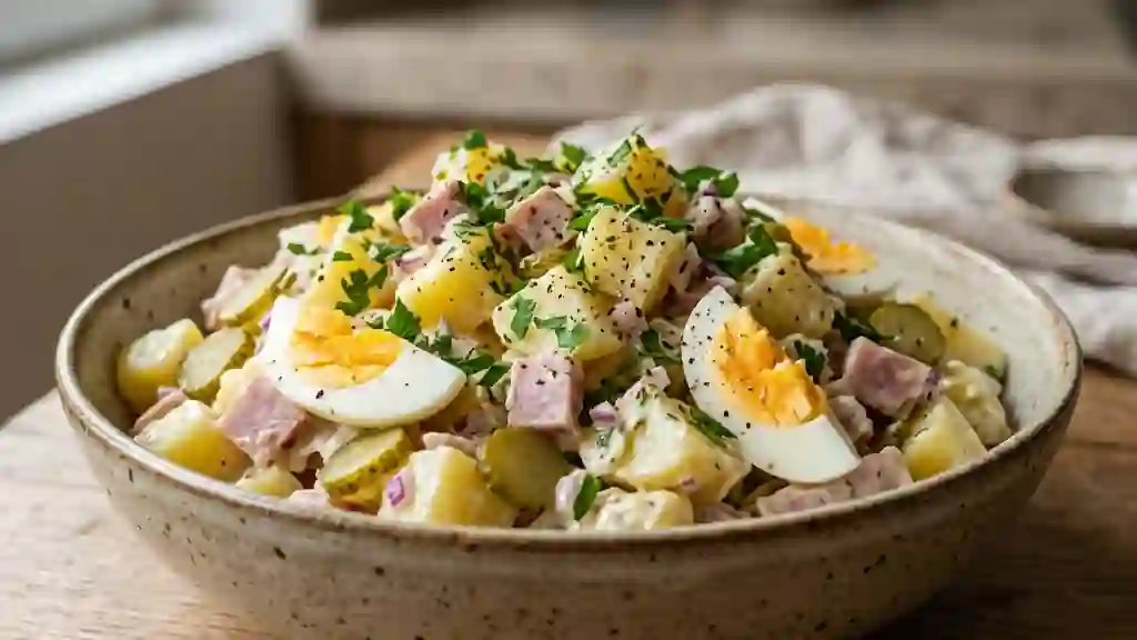Salade Piémontaise Crémeuse et Croquante - Photo de présentation