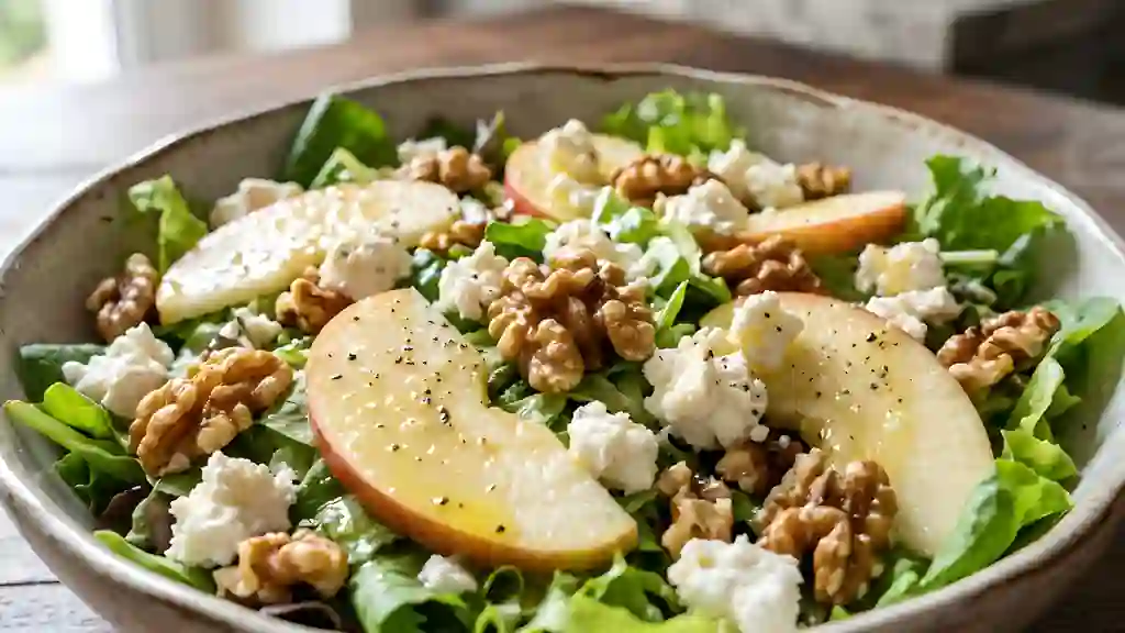 Salade Pommes Feta : Fraîcheur et Croquant - Photo de présentation