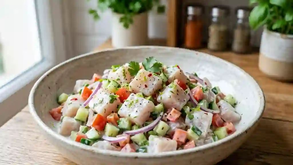 Salade tahitienne au lait de coco - Photo de présentation