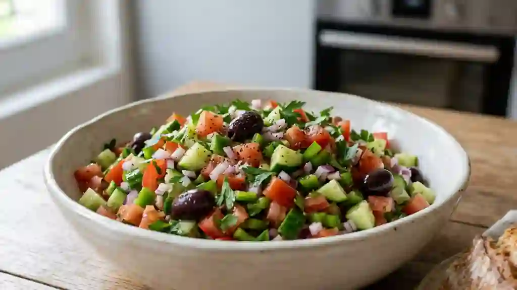 Salade Tunisienne Croquante et Citronnée - Photo de présentation