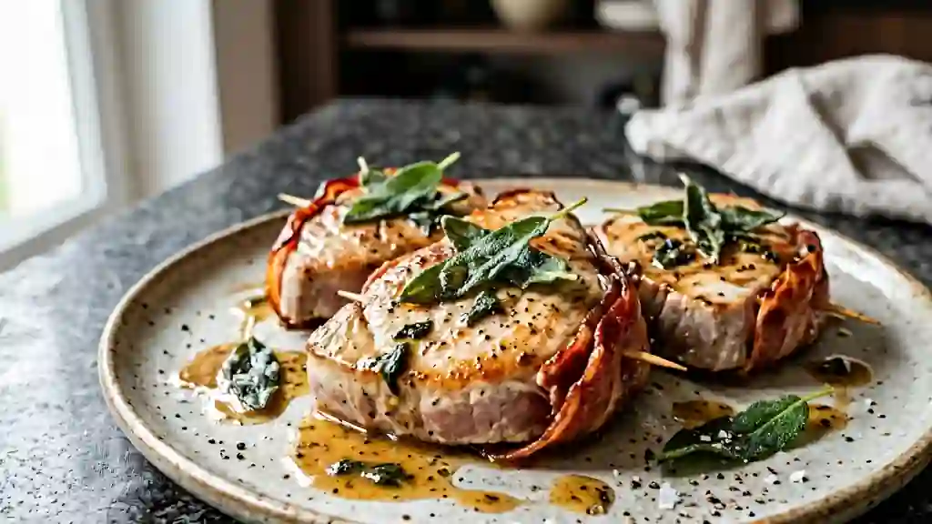Saltimbocca d'Espadon Fondant et Croustillant - Photo de présentation