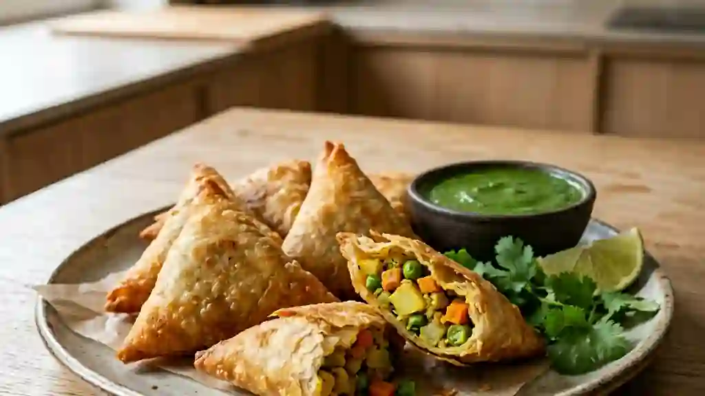Samoussas Craquants aux Légumes et Épices - Photo de présentation