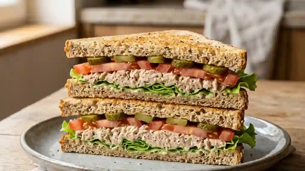 Sandwich Thon-Mayo Ultra Crémeux et Croquant - Photo de présentation