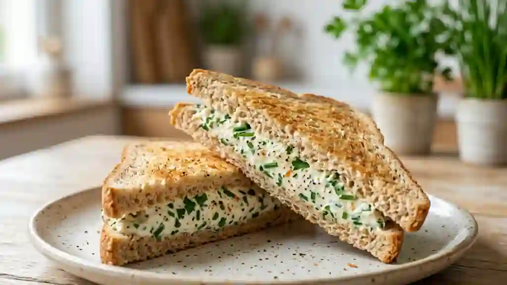 Club Sandwich Onctueux aux Herbes et Paprika - Photo de présentation