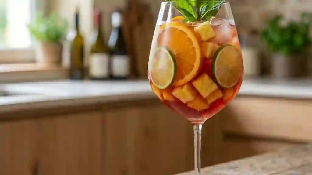 Sangria Tropicale Rhum et Ananas - Photo de présentation