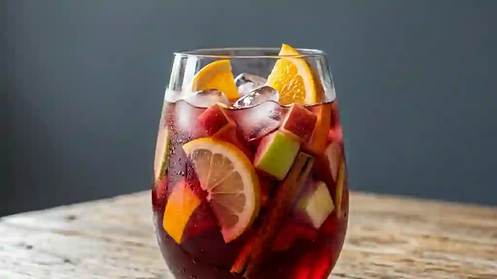 Sangria traditionnelle aux fruits frais - Photo de présentation