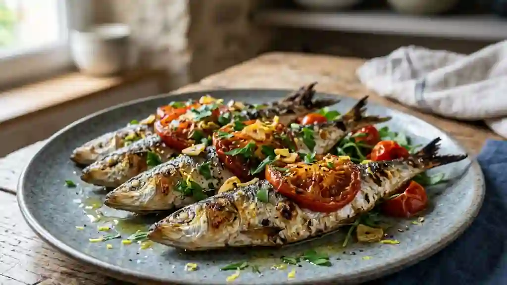 Sardines grillées acidulées à la tomate - Photo de présentation