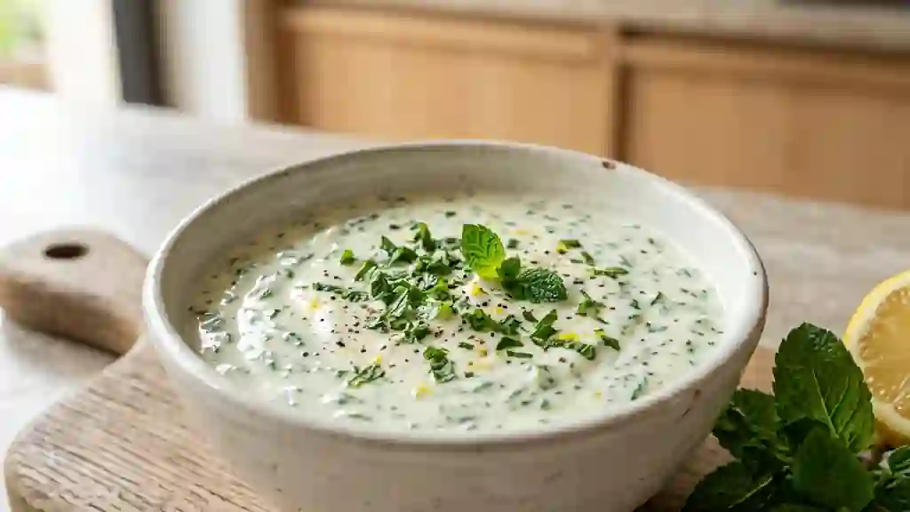 Sauce Yaourt Menthe Fraîche - Photo de présentation