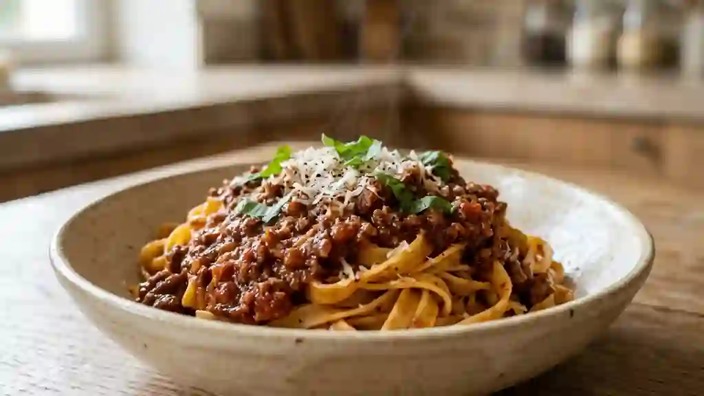 Ragù à la modenese riche et fondant - Photo de présentation